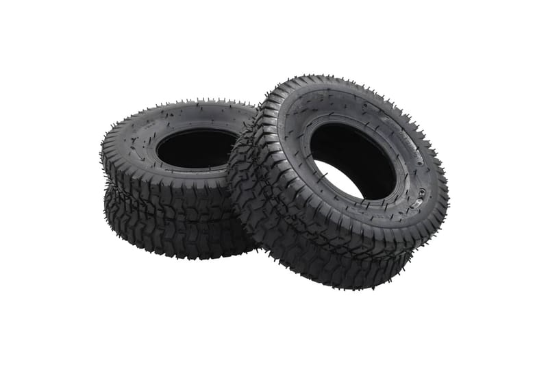 Trillebårdekk 2 stk 15x6.00-6 4PR gummi - Hage - Dyrking & hagearbeid - Hageredskap & hageverktøy - Sekketralle & henger - Trillebår