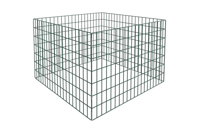 Kompostkasse med kvadratisk netting 100 x 100 x 70 cm - Varmkompost & kompostbeholder