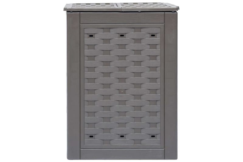 Kompostkasser 2 stk brun 60x60x83 cm 600 L - Brun - Hage - Dyrking & hagearbeid - Kompost - Varmkompost & kompostbeholder