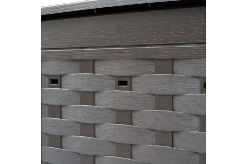 Kompostkasser 2 stk brun 60x60x83 cm 600 L - Brun - Hage - Dyrking & hagearbeid - Kompost - Varmkompost & kompostbeholder