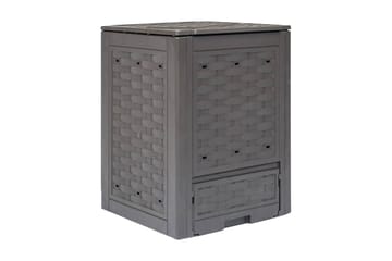 Kompostkasser 3 stk brun 60x60x83 cm 900 L - Brun - Hage - Dyrking & hagearbeid - Kompost - Varmkompost & kompostbeholder