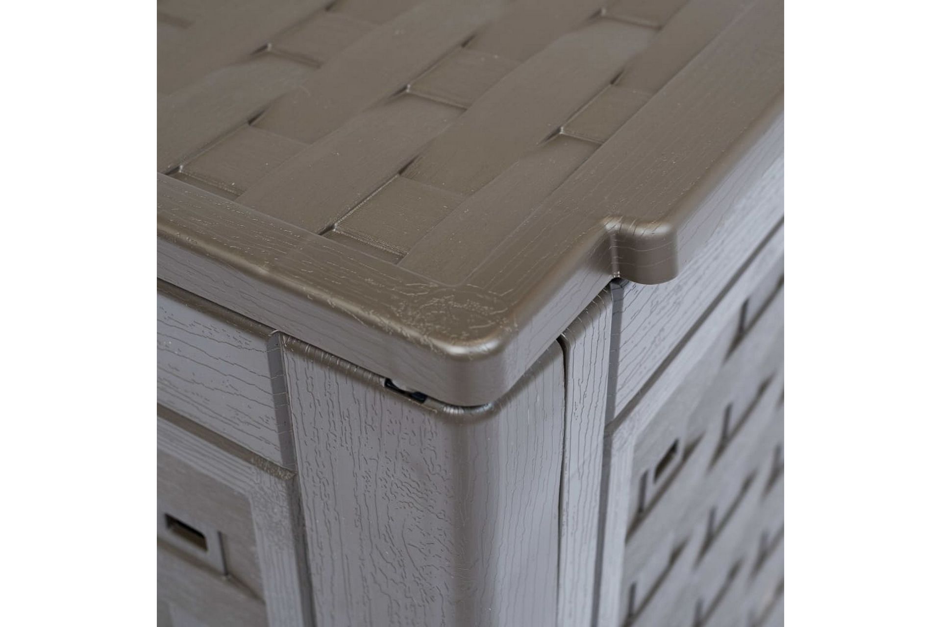 Kompostkasser 3 stk brun 60x60x83 cm 900 L - Brun - Hage - Dyrking & hagearbeid - Kompost - Varmkompost & kompostbeholder