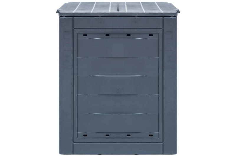 Kompostkasser 3 stk grå 60x60x73 cm 780 L - Hage - Dyrking & hagearbeid - Kompost - Varmkompost & kompostbeholder