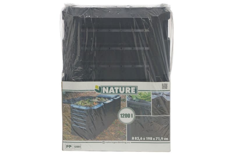 Nature Kompostbinge Sort 1200 L 6071483 - Hage - Dyrking & hagearbeid - Kompost - Varmkompost & kompostbeholder