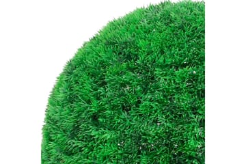 Kunstige buksbomballer 2 stk 27 cm - grønn - Hage - Dyrking & hagearbeid - Planter - Hekkplanter - Buksbom