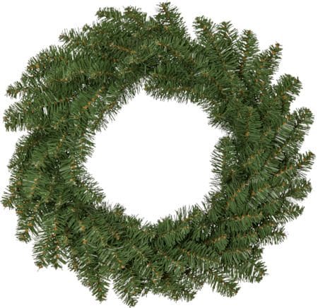 Calgary Krans 50 cm - grønn - Hage - Dyrking & hagearbeid - Planter - Prydplanter - Dørkranser