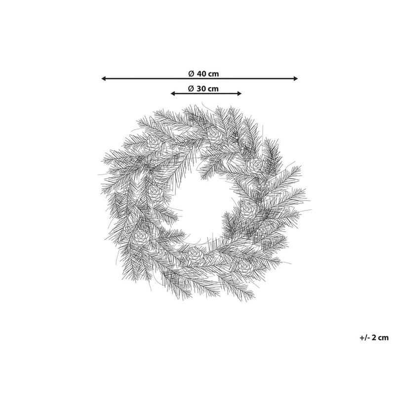 Julekrans Wapta - Hage - Dyrking & hagearbeid - Planter - Prydplanter - Dørkranser