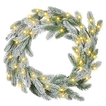 Snødekt julekrans Albini - Innredning - Julepynt & helgedekorasjon - Julepynt & juledekorasjon - Julekrans