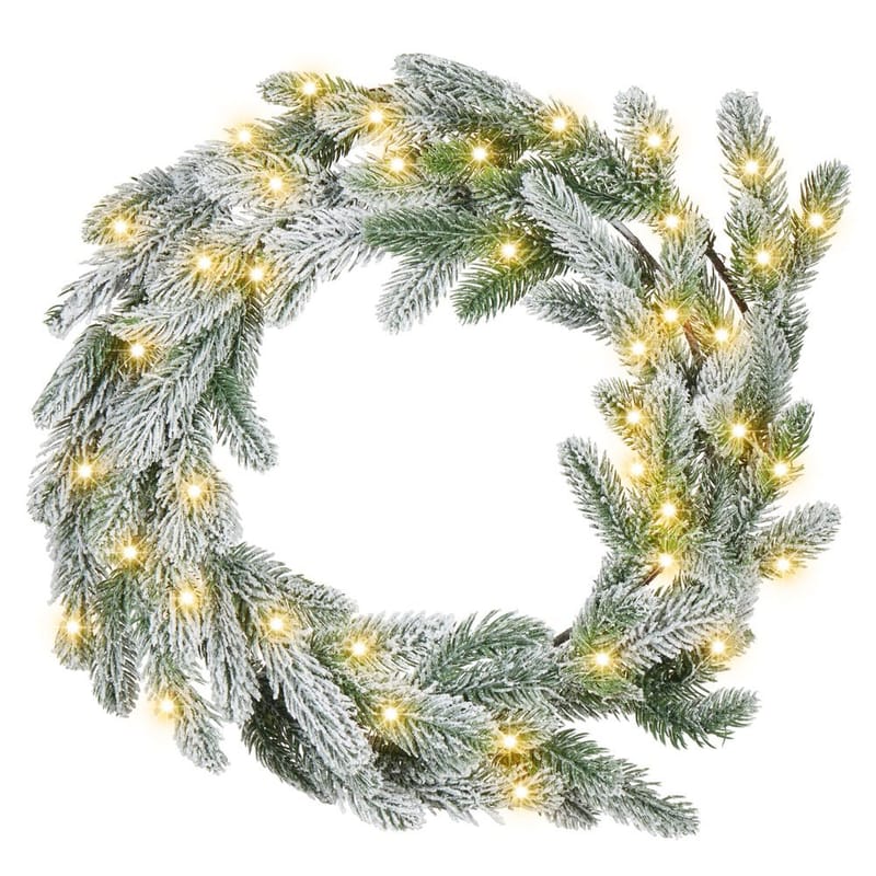 Snødekt julekrans Albini, undefined