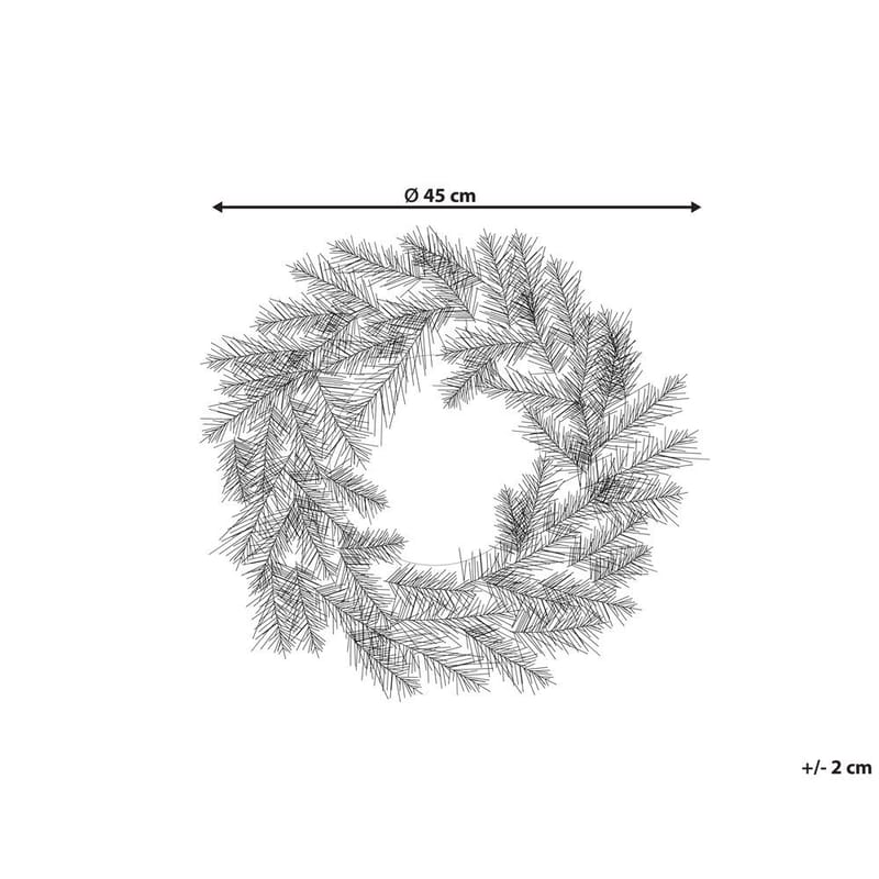 Snødekt julekrans Albini - Innredning - Julepynt & helgedekorasjon - Julepynt & juledekorasjon - Julekrans