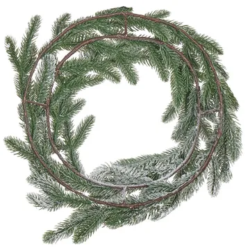 Snødekt julekrans Albini - Innredning - Julepynt & helgedekorasjon - Julepynt & juledekorasjon - Julekrans