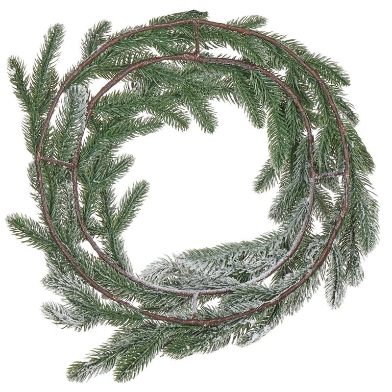 Snødekt julekrans Albini - Innredning - Julepynt & helgedekorasjon - Julepynt & juledekorasjon - Julekrans