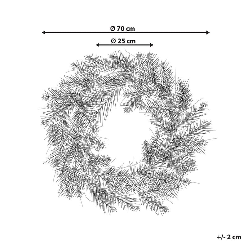 Snødekt julekrans Sundo - Innredning - Julepynt & helgedekorasjon - Julepynt & juledekorasjon - Julekrans