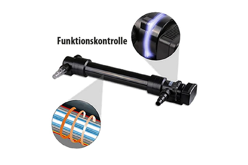 UVC Rensing Heissner Utførelse 110 W (Passer dam 120.000 L) - 110 W (Passer dam 120.000 L) - Hage - Utendørsbad - Rengjøring til basseng - Uv-rengjøring