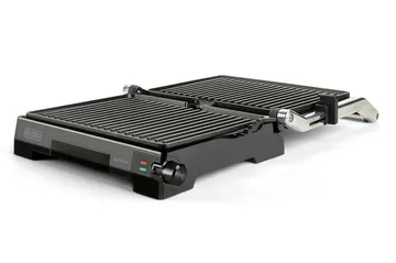 Bordgrill Black+Decker Temp Control 2200W Børstet Stål - Grå - Hage - Griller - Øvrige griller - Bærbar grill & campinggrill