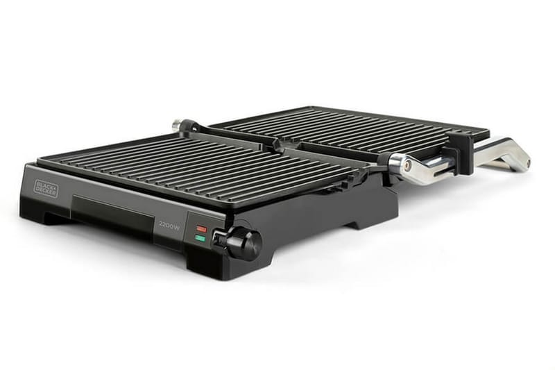 Bordgrill Black+Decker Temp Control 2200W Børstet Stål - Grå - Hage - Griller - Øvrige griller - Bærbar grill & campinggrill