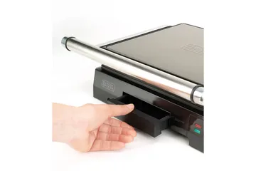 Bordgrill Black+Decker Temp Control 2200W Børstet Stål - Grå - Hage - Griller - Øvrige griller - Bærbar grill & campinggrill