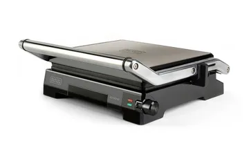 Bordgrill Black+Decker Temp Control 2200W Børstet Stål - Grå - Hage - Griller - Øvrige griller - Bærbar grill & campinggrill