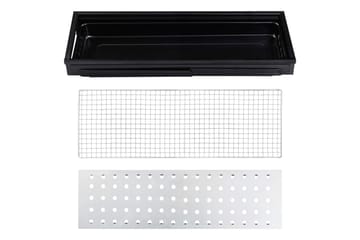 Brbar campinggrill stål 60x22,5x33 cm - Hage - Griller - Øvrige griller - Bærbar grill & campinggrill