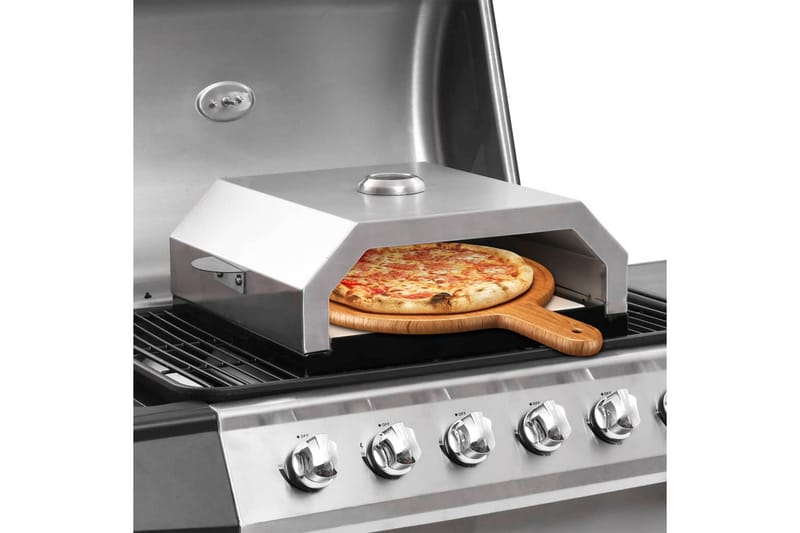 Pizzaovn med keramisk stein for gass-/kullgrill - Hage - Griller - Øvrige griller - Pizzaovn & vedovner
