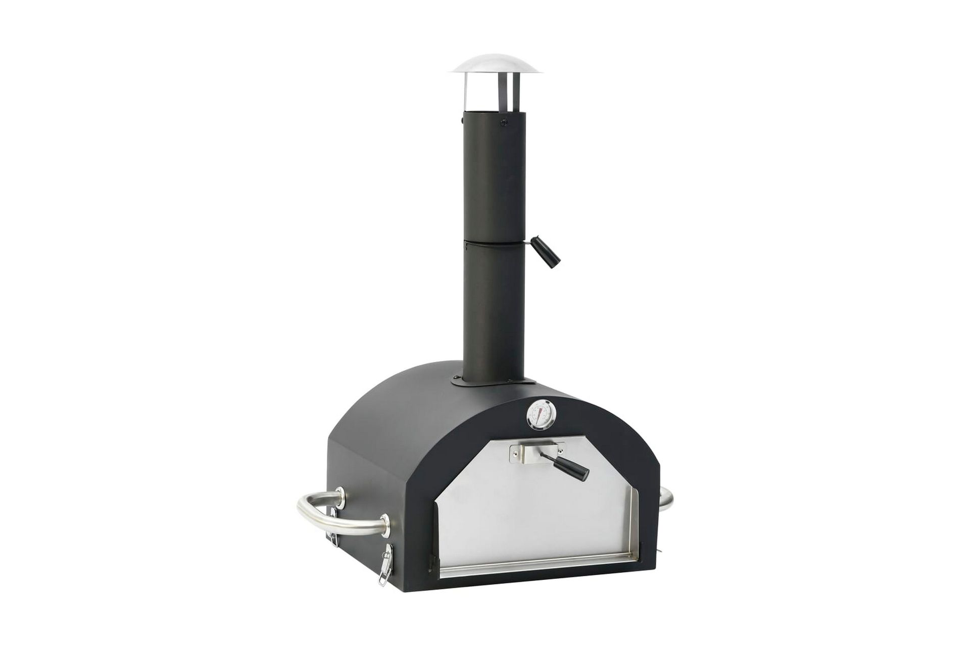 Utendørs pizzaovn med pizzastein - Svart - Hage - Griller - Øvrige griller - Pizzaovn & vedovner