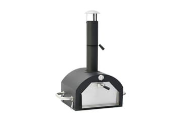 Utendørs pizzaovn med pizzastein - Svart - Hage - Griller - Øvrige griller - Pizzaovn & vedovner