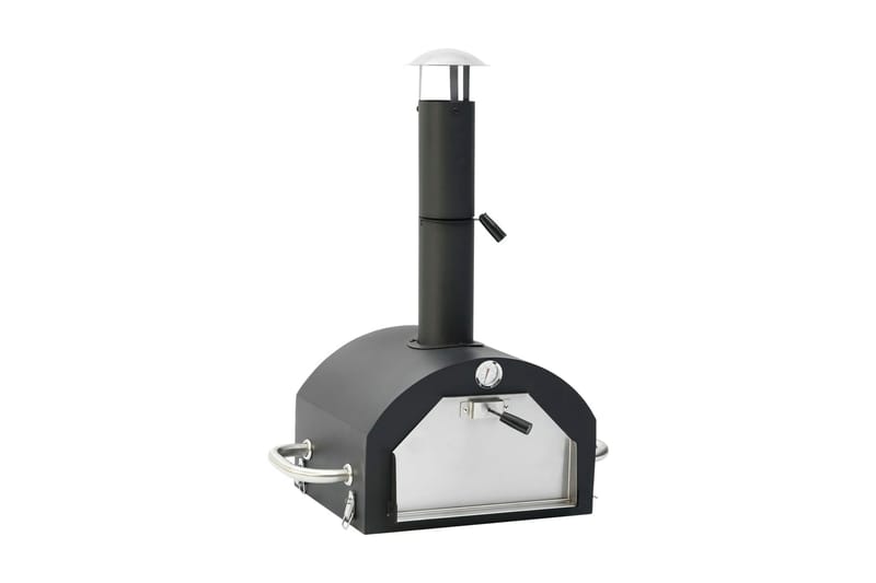 Utendørs pizzaovn med pizzastein - Svart - Hage - Griller - Øvrige griller - Pizzaovn & vedovner