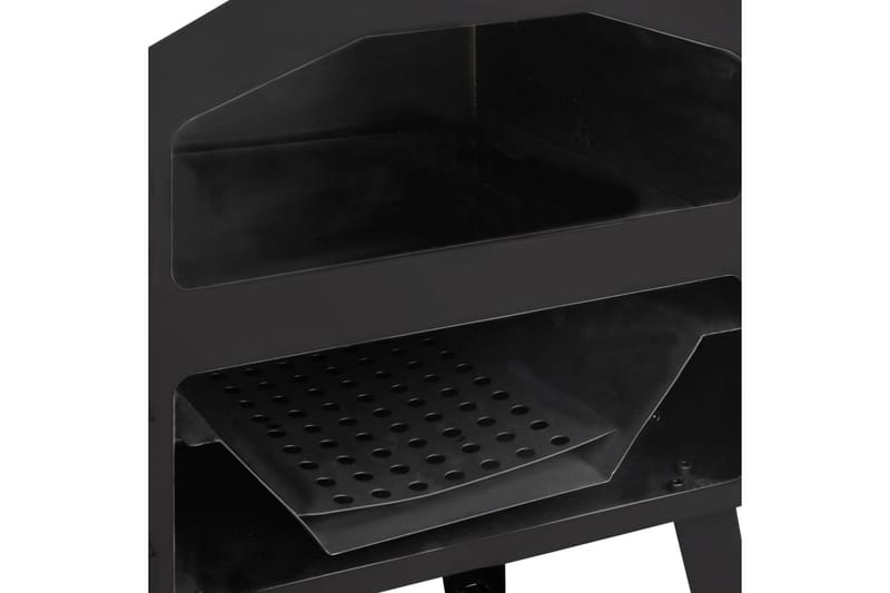 Utendørs pizzaovn kullfyrt med 2 keramikksteiner - Svart - Hage - Griller - Øvrige griller - Pizzaovn & vedovner