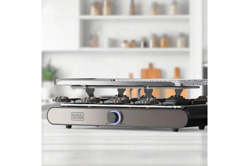Raclettegrill Black+Decker - Sølv - Hage - Griller - Øvrige griller - Raclettegriller
