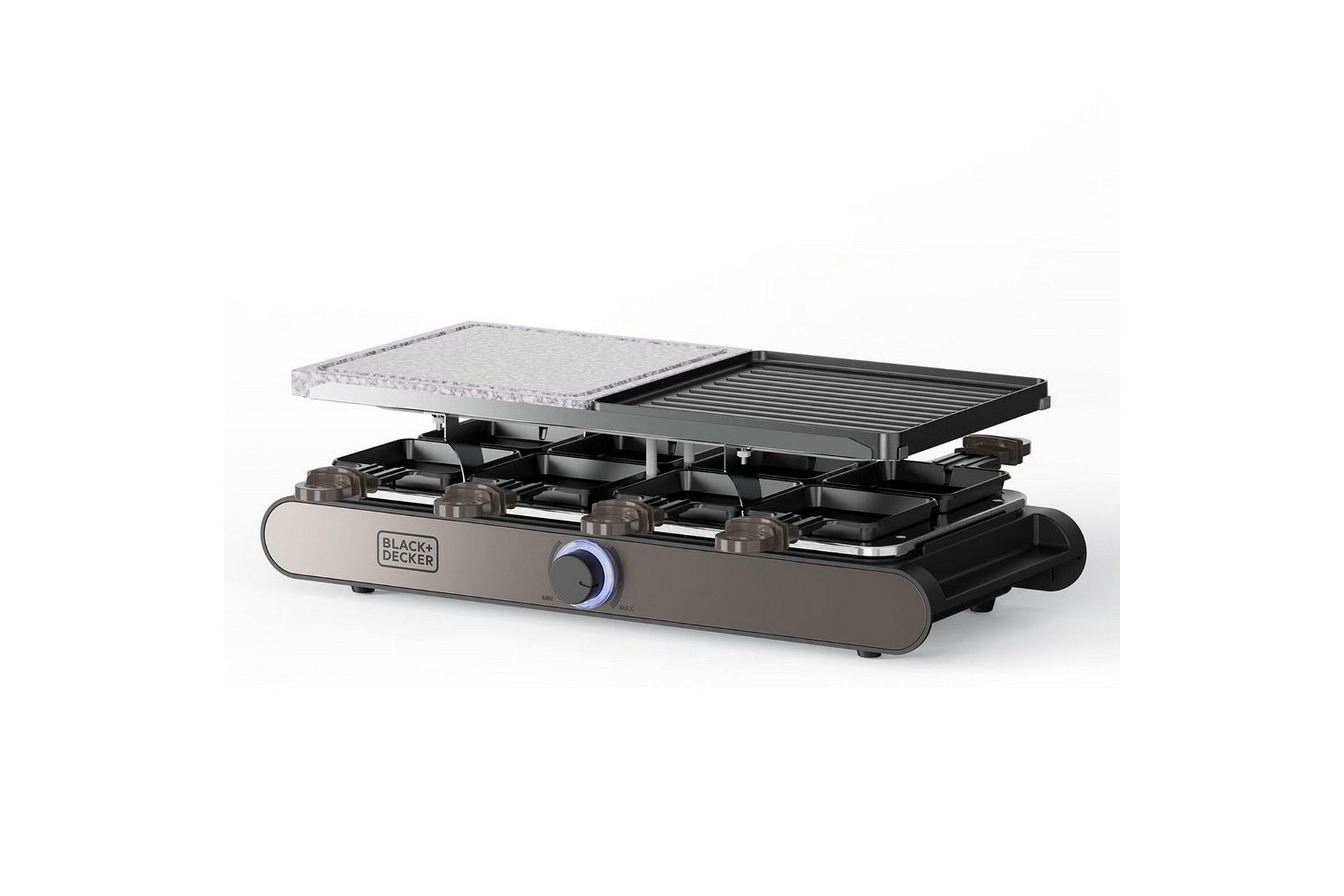 Raclettegrill Black+Decker - Sølv
