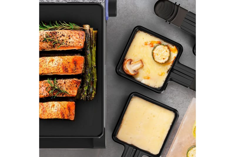 Raclettegrill Black+Decker - Sølv - Hage - Griller - Øvrige griller - Raclettegriller