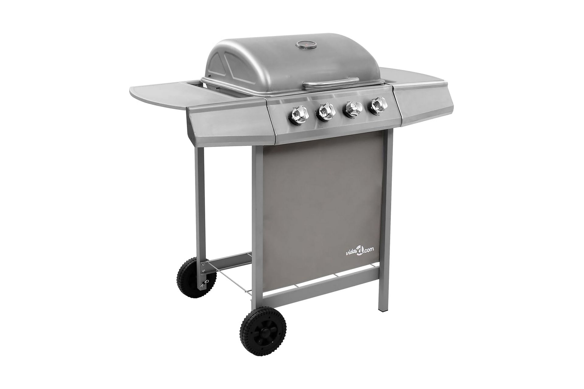 Gassgrill med 4 brennere sølv - Silver - Hage - Griller - Gassgrill