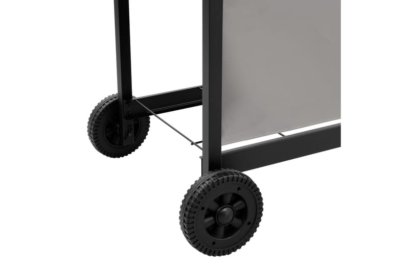 Gassgrill med 4 brennere svart og sølv - Silver - Hage - Griller - Gassgrill