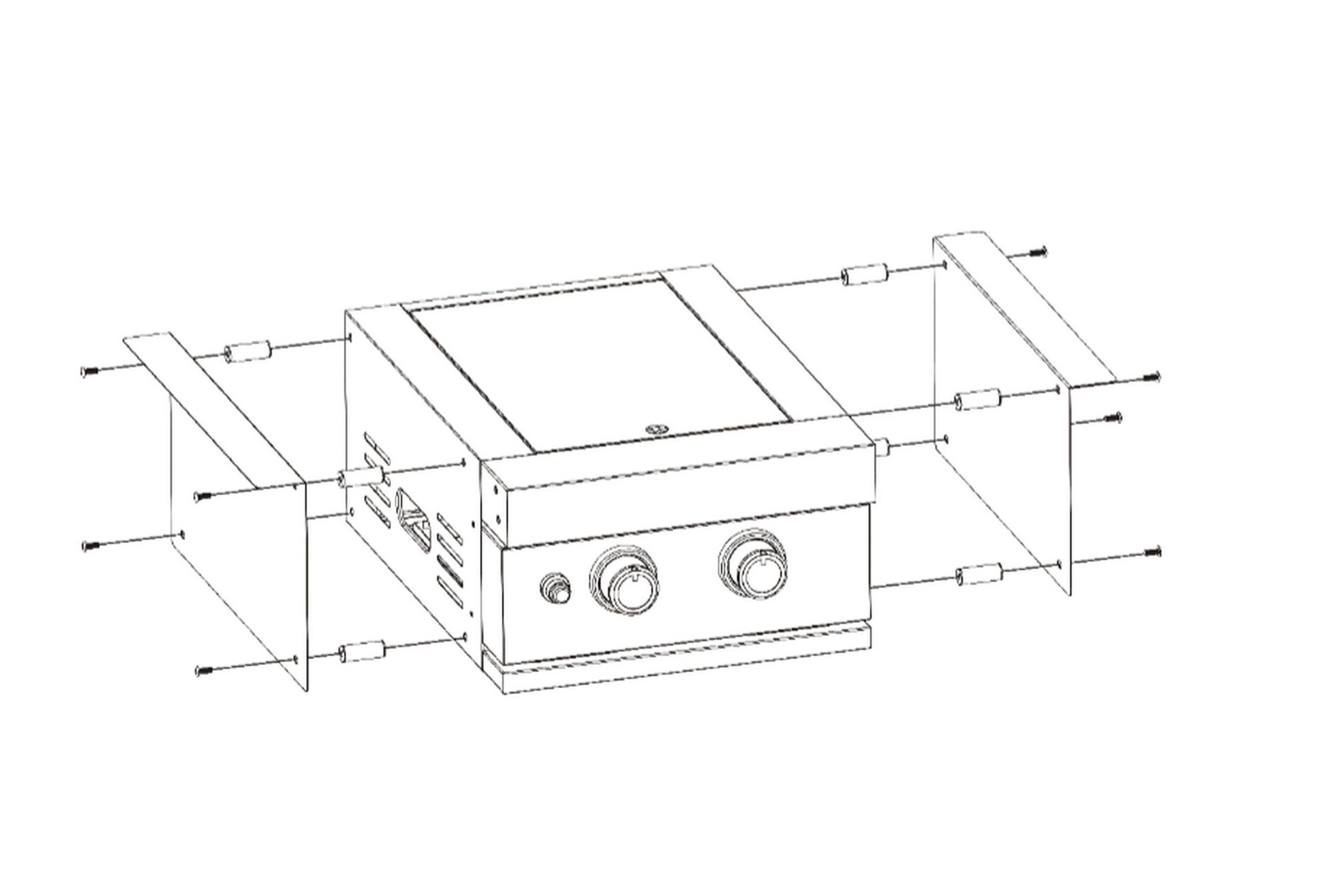 Built-in - Sidebrenner - Myoutdoorkitchen - Hage - Griller - Grilltilbehør