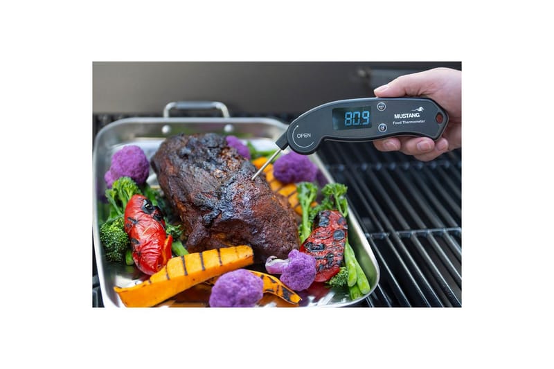 Digital termometer Mustang Sammenleggbar - Hage - Griller - Grilltilbehør - Grilltermometer