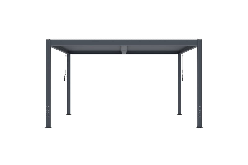 Fornorth Pergola Lounge 4x3 m - Mørk Grå - Hagemøbler - Solbeskyttelse - Pergola