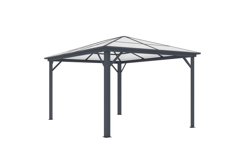 Fornorth Paviljong 300x395x251 cm - Mørk Grå - Hagemøbler - Solbeskyttelse - Paviljonger