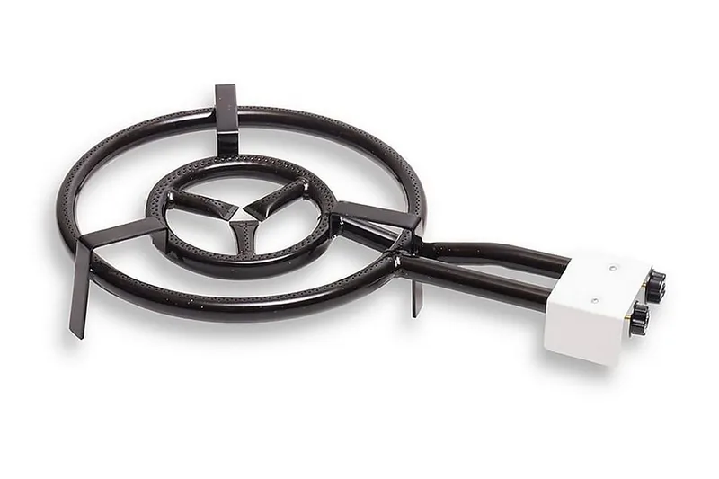 Gassbrenner 71x62 cm - Svart - Hage - Griller - Grilltilbehør - Gassflaske & gassbrenner