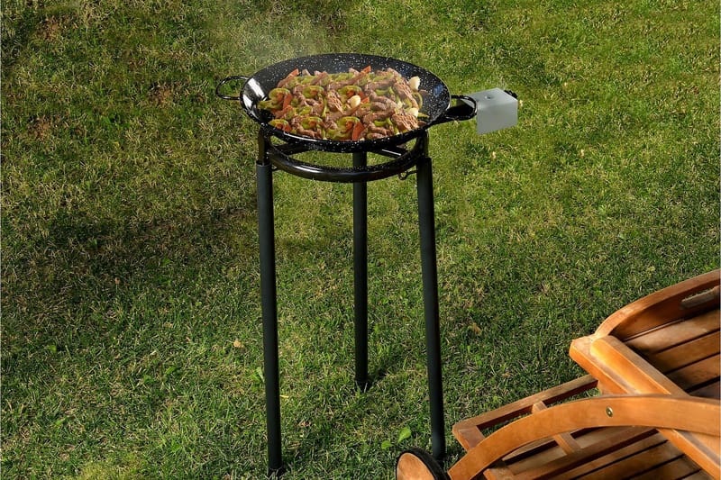 Gassbrenner 79x46 cm - Svart - Hage - Griller - Grilltilbehør - Gassflaske & gassbrenner