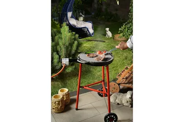 Gassbrenner 79x53 cm - Oransje - Hage - Griller - Grilltilbehør - Gassflaske & gassbrenner
