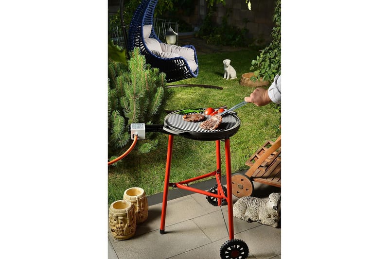 Gassbrenner 79x53 cm - Oransje - Hage - Griller - Grilltilbehør - Gassflaske & gassbrenner