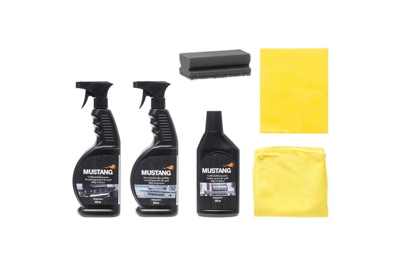 Grillrengjøringssett Mustang 6 Deler - Hage - Griller - Grilltilbehør
