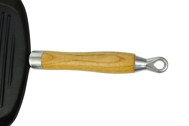 Grillstekepanne i støpejern 20x20 cm - Hage - Griller - Grilltilbehør