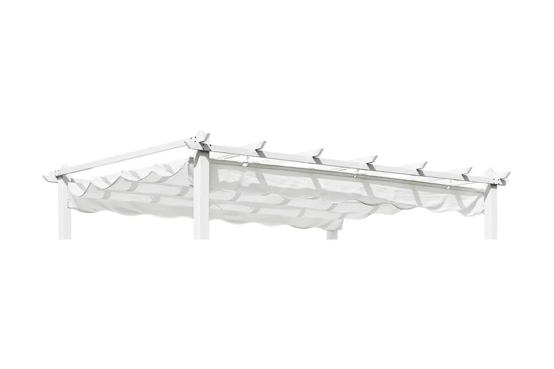 Hillerstorp Skanör pergolatak 300 x 400 cm, Hvit