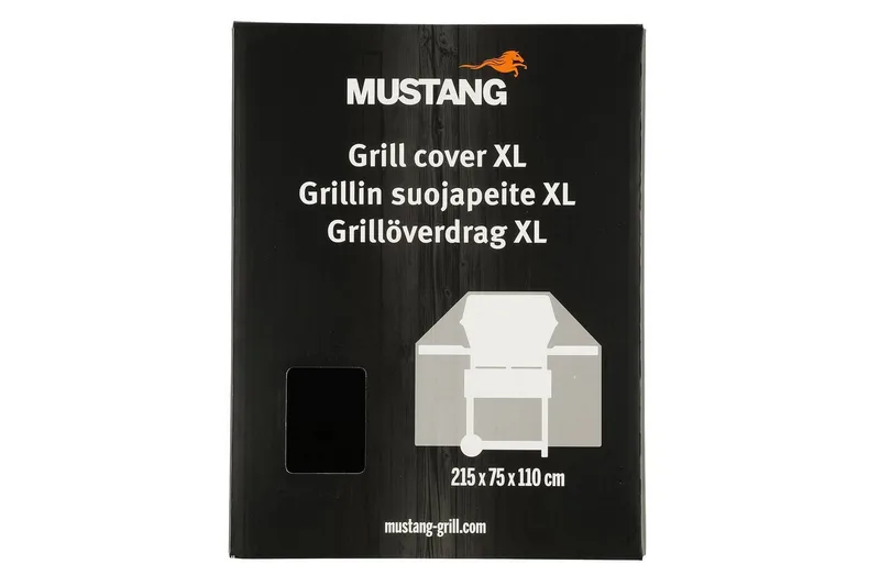 Grilltrekk Mustang - Svart - Hage - Griller - Grilltilbehør - Beskyttelsestrekk
