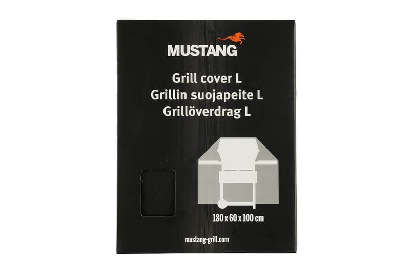 Grilltrekk Mustang - Svart - Hage - Griller - Grilltilbehør - Beskyttelsestrekk