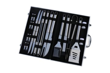 Grillverktøy - 24 deler Sølv - Metalcraft - Hage - Griller - Grilltilbehør - Grillbestikk