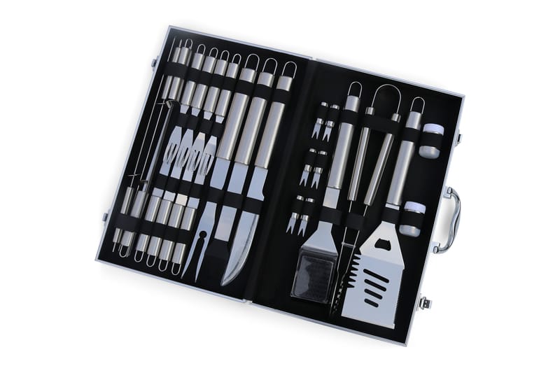 Grillverktøy - 26 deler Sølv - Metalcraft - Hage - Griller - Grilltilbehør - Grillbestikk