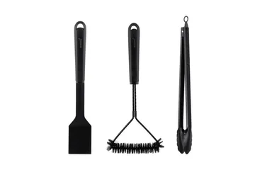 Grillverktøysett Mustang Black Line 3 Deler - Hage - Griller - Grilltilbehør - Grillbestikk