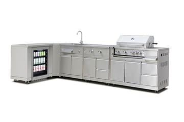 Inox Range - Modul med sidebrenner - Myoutdoorkitchen - Hage - Griller - Grilltilbehør